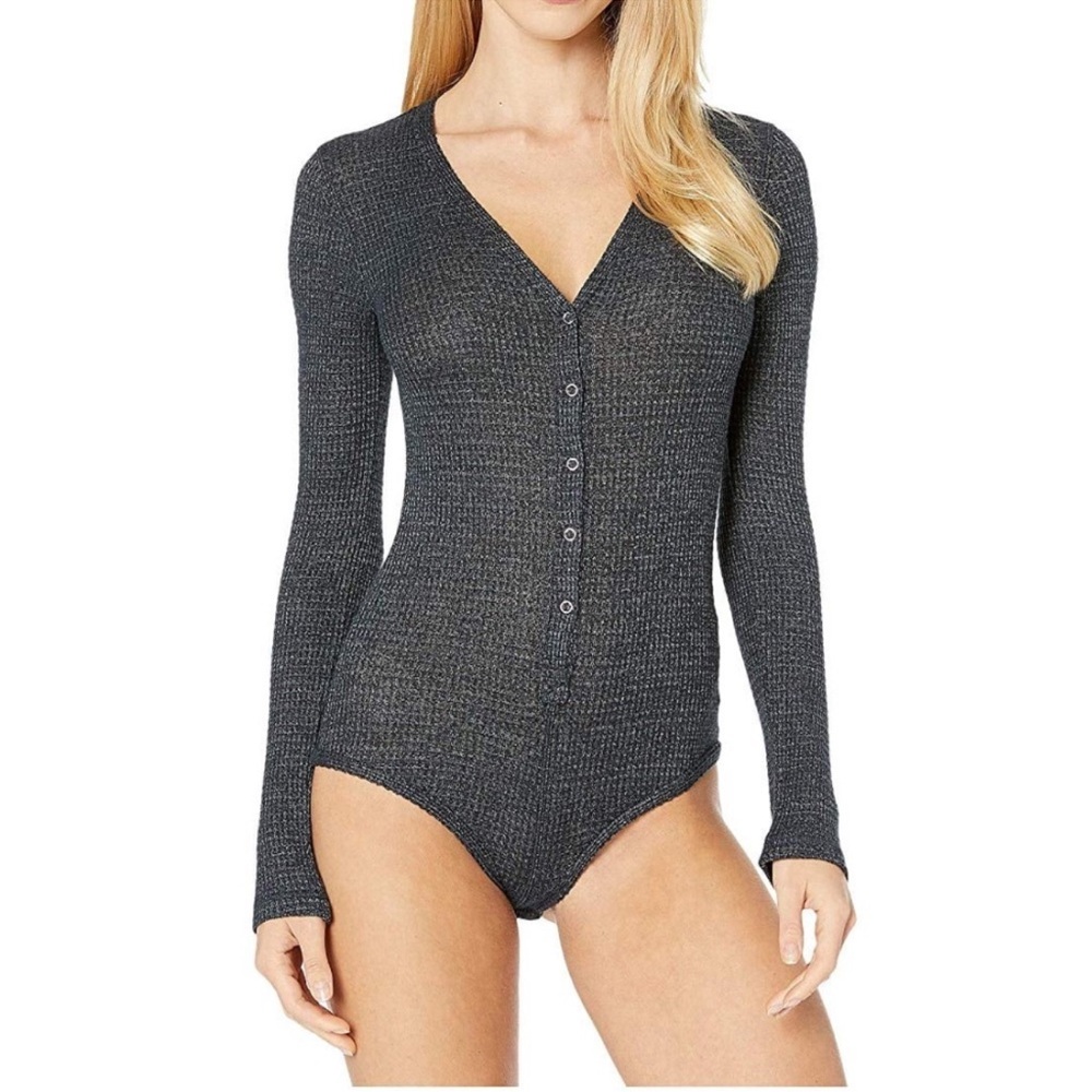 Free People Keep Your Cool Thermal Bodysuit S